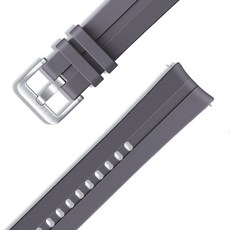 삼성전자 갤럭시 액티브 1/2/워치3 20mm 스포츠 스트랩 ET-SFR85 (40/41/42mm 호환 가능), 그레이, 1개