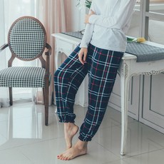 도씨 여성용 피치기모 9부 잠옷 바지