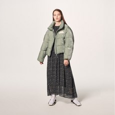 쥬시쥬디 여성용 J 코듀로이 스탠다드 에리형 숏점퍼 JTJP721B