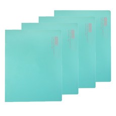 아이비스 컬러 PP 클리어파일 40Pockets, 민트(SP09757), 4개