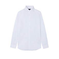 TNGT 남성용 세미 와이드카라 면 스판 드레스셔츠 TGSH0F462WT