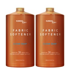 쿤달 초고농축 섬유유연제 클린솝향 본품, 1580ml, 2개