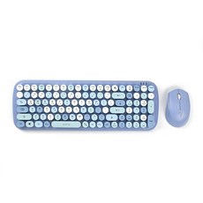 로이체 무선 키보드 + 마우스 세트, RMK-5000, 블루, 일반형