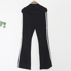 이얀 옆줄 부츠컷 임산부 츄리닝 바지