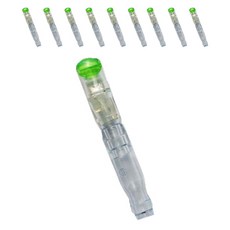 DLYFULL 釣魚電子線化學綠色, 10個