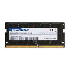 타무즈 노트북 DDR4-2666 CL19 램 4GB, 1개