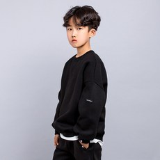 고스트리퍼블릭 아동용 심플 컬러 포인트 오버핏 맨투맨 티셔츠 JMT-J190