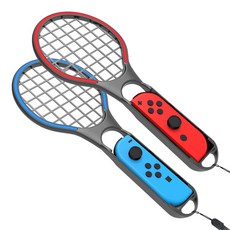 호후 닌텐도스위치 조이콘 테니스 라켓 블루 + 레드, 1세트