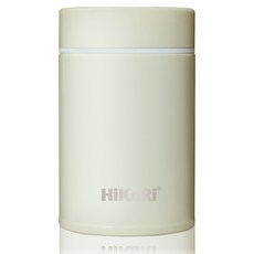 HiKaRi 스텐 보온 도시락통, 아이보리, 280ml