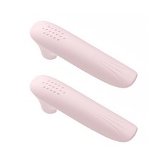 알럽홈 충돌방지 문 손잡이 실리콘 커버 핑크, 2개