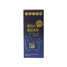 밸리스 고양이 꿀잠 츄르 연어 15g, 스트레스 완화 도움, 20개