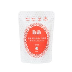 비앤비 항균 핸드워시 리필 200ml, 웜코튼향, 1개