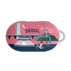 저스트포유 코리아 갤럭시 버즈/버즈플러스 케이스 + 키링, 서울