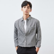 제이앤몰스 남성용 윌스토어 기모 셔츠 체크 남방 M251
