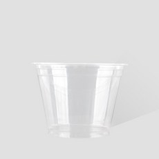 투명 일회용 디저트컵 270ml, 1개입, 100개
