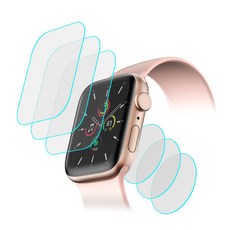 케이안 애플워치SE 40mm 전용 쉴드마스터 액정보호필름 풀커버 전면 3p + 후면 심박센서 3p, 단일색상, 1세트