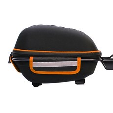 WOLFBASE GUNU 單車平開尾包+夾具, 黑橙, 1組