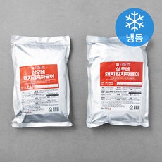 김상우푸드 상우네 돼지김치짜글이 (냉동), 1kg, 2팩