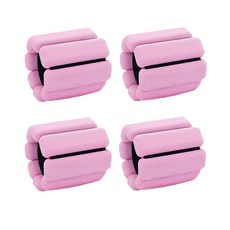 윈에어 방수재질 실리콘바 중량밴드 4p, 핑크, 0kg