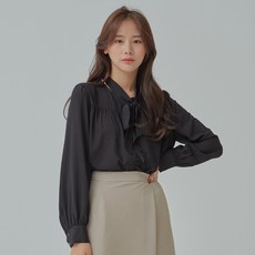 미쏘 프릴디테일 타이 블라우스 MIWBLAT21B