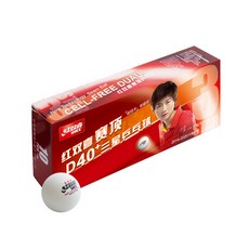 디에이치에스 D40플러스 ABS 탁구공 10p, 흰색, 1개