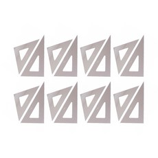 아트메이트 삼각스케일 SK-TS-30 30cm, 단일색상, 8개