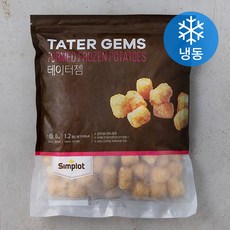 심플로트 테이터젬 감자튀김 (냉동), 1200g, 1개