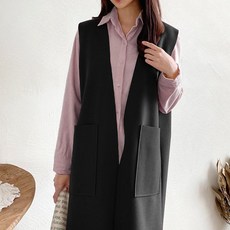 보리맘 롱 베스트 임부복 C377