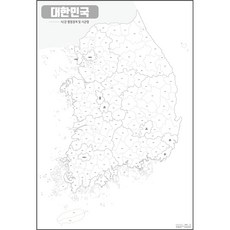 한국백지도