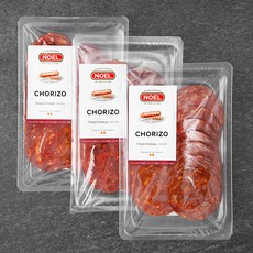 NOEL 초리조 슬라이스, 80g, 3개