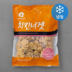 마니커에프앤지 치킨너겟 (냉동), 1kg, 1개