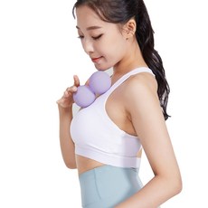 안다르 릴렉스 마사지 듀얼볼 2, 페털 라일락, 1개