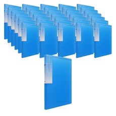 희망화일 내츄럴 클리어화일 A4 10매, 청색, 80개