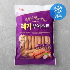 진주햄 정통의 맛을 살린 레커부어스트 소시지 (냉동), 1000g, 1개