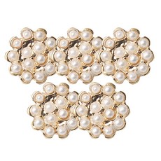 패션포인트 미니 큐빅보석 단추30 13mm, 진주, 5개