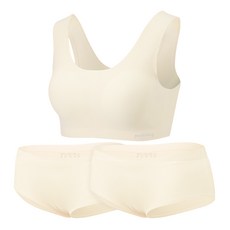 푸딩 주니어 브라 + 팬티 2p 세트