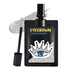 EYECROWN 톡톡 글리터 아이섀도, 04 글리터링실버, 1개