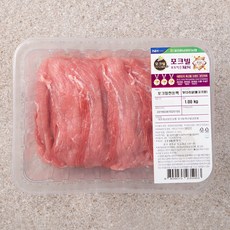 포크빌포도먹은돼지 뒷다리살 불고기용 (냉장), 1kg, 1개