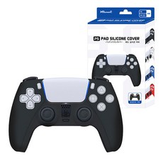 겜맥 PS5 패드 실리콘 커버 블랙, 1개
