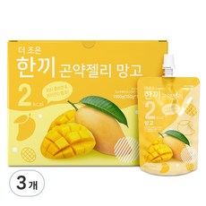 더존건강 더조은 한끼곤약젤리 망고 10개입, 1.5kg, 3개