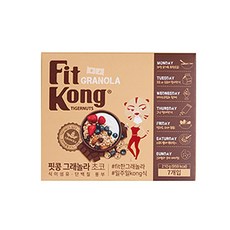 핏콩 초코 그래놀라, 30g, 7개