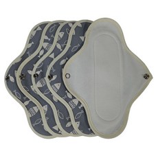 위즐리 임산부 면 방수 생리대 중형 카모그레이 25cm, 1개, 5개입