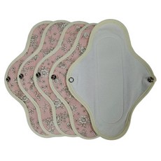 위즐리 임산부 면 방수 생리대 중형 핑크플라워 25cm, 1개입, 5개