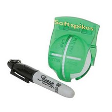 Softspikes 對準球線筆 + Sharpie 迷你筆, 混色（球內膽），隨機發貨（迷你筆）, 1套