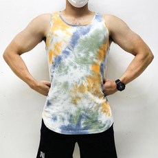 녹족 남성용 마블 머슬핏 짐웨어 헬스나시