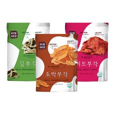 김부각 60g + 호박부각 60g + 비트부각 60g, 1세트