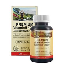 Origin 優質維生素 E 400IU, 90片, 1個