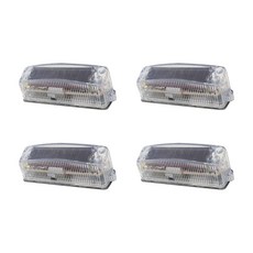 YelenoSafety 고급형 태양광 LED 차량용 도어가드, 혼합색상, 4개