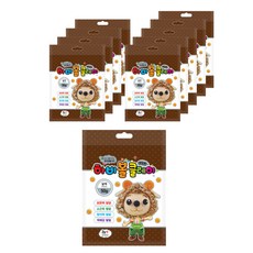 토단교재 하비볼 클레이 10p, 갈색, 50g