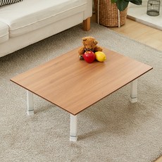 LPM 아카시아 사각 다용도 접이식 테이블 800 x 600 mm